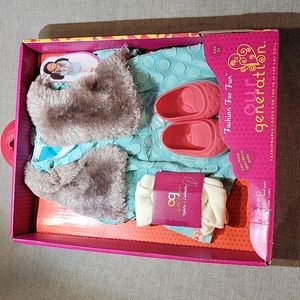 Our Generation fashion fur fun 18in doll outfit